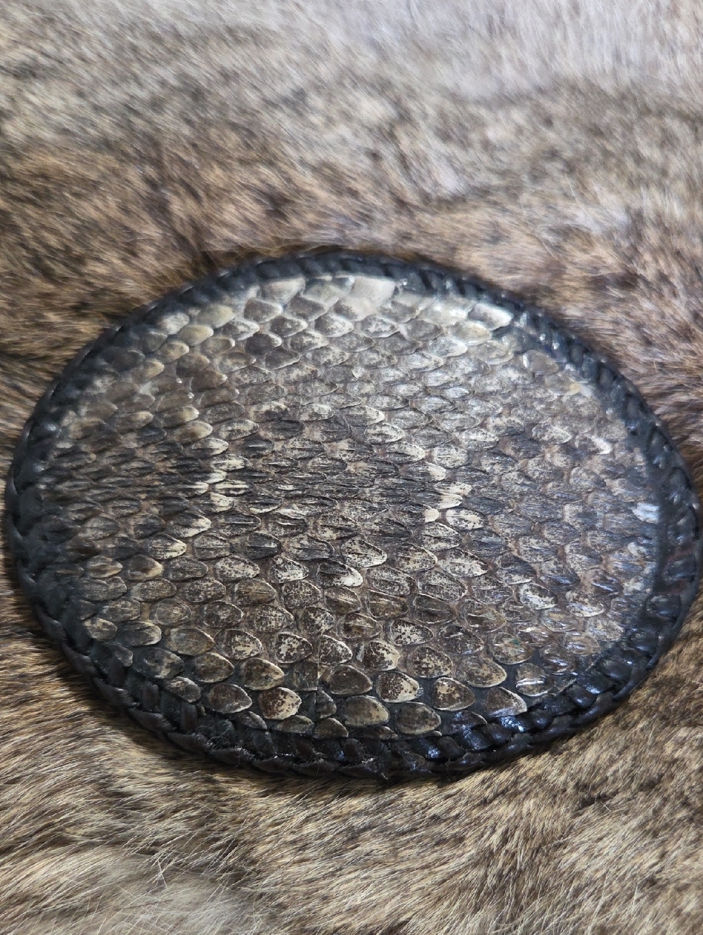 Rad Leather Snake Belt Buckle